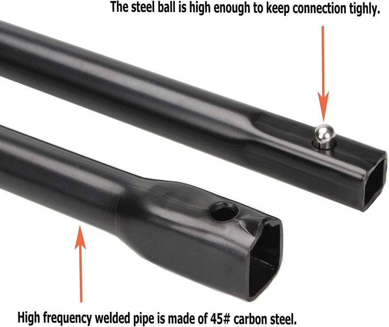 Dr.Roc Replacement for Spare Tire Tool Kit with Spare Tire Jack Handle Wheel Lug Wrench 2008 to 2016 Ford F-250 Super Duty F-350 Super Duty F-450 Super Duty F-550 Super Duty, Black, DRS24408 - Image 3